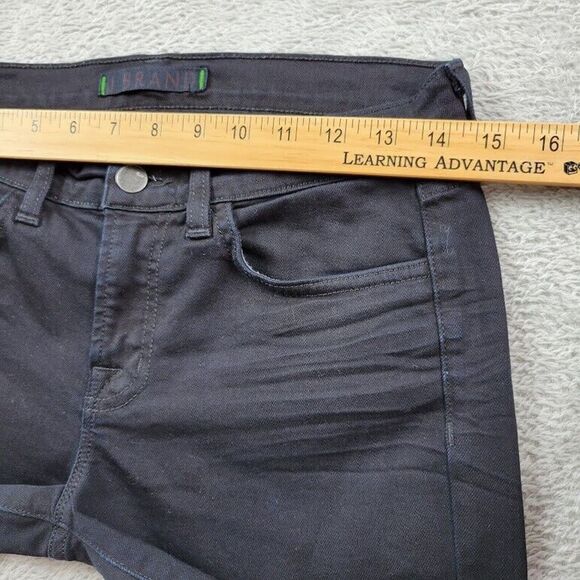 J Brand Murphy Bootcut Jeans Womens Size 28X25 Black Denim Pants Designer Baggy‎ - Picture 3 of 13